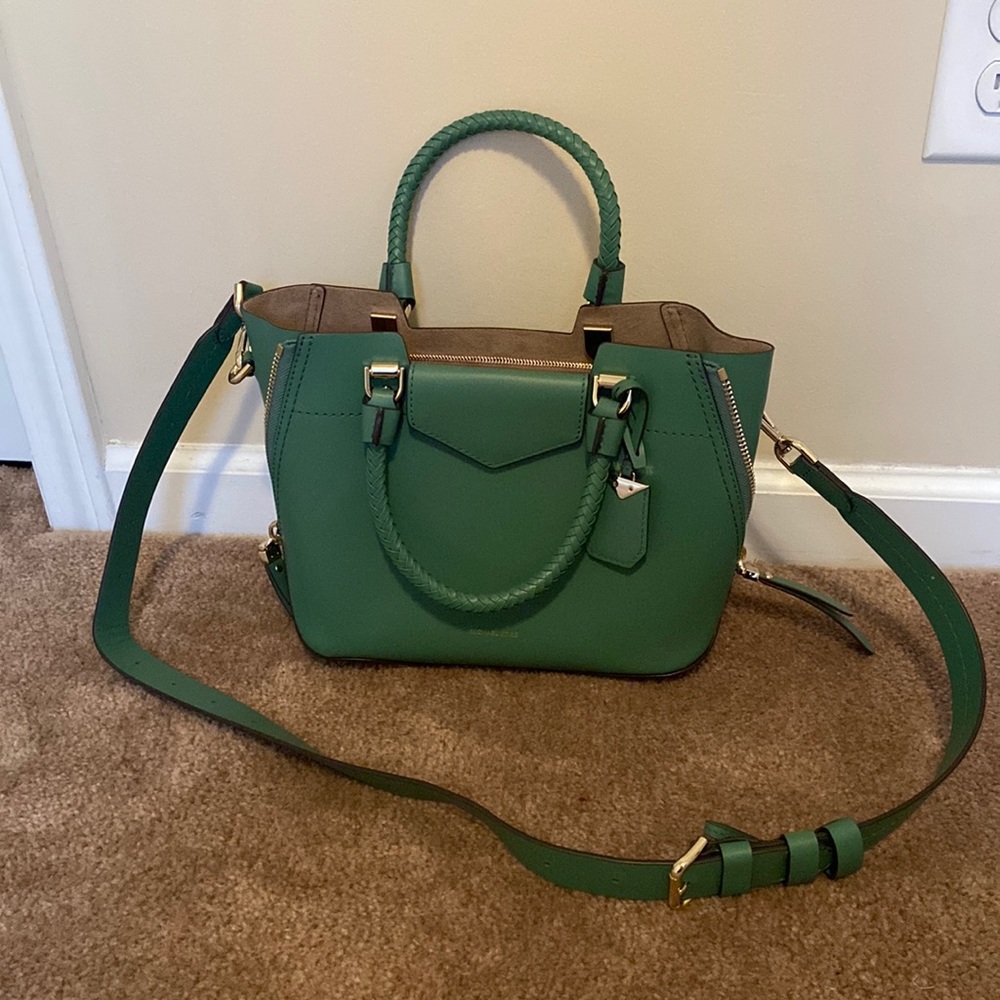 Michael Kors Blakely Leather Satchel Handbag